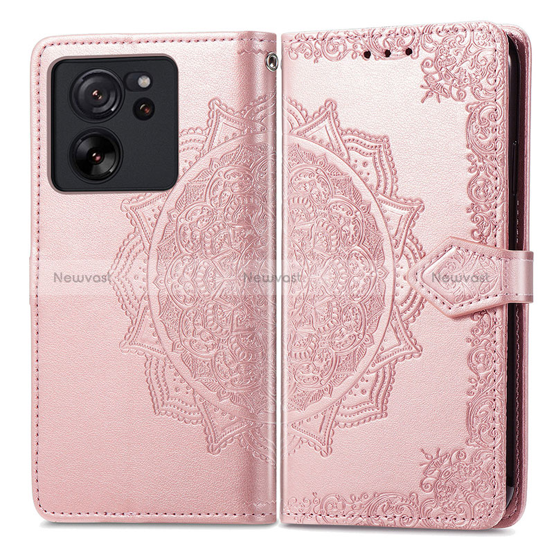 Leather Case Stands Fashionable Pattern Flip Cover Holder for Xiaomi Mi 13T 5G