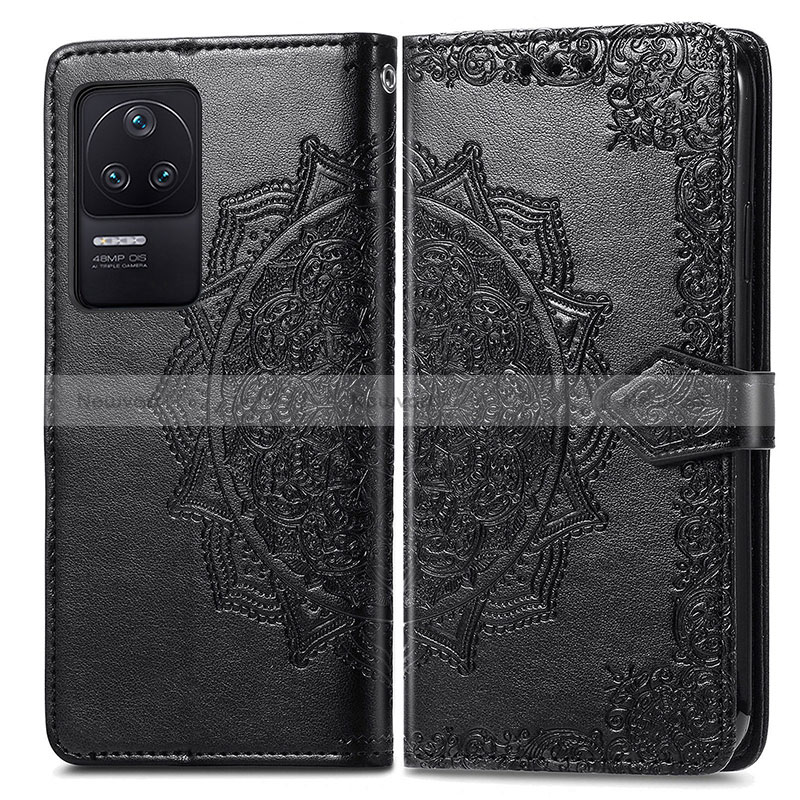 Leather Case Stands Fashionable Pattern Flip Cover Holder for Xiaomi Poco F4 5G
