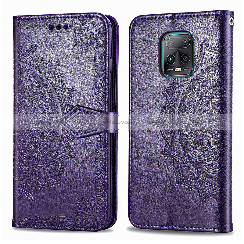 Leather Case Stands Fashionable Pattern Flip Cover Holder for Xiaomi Redmi 10X 5G
