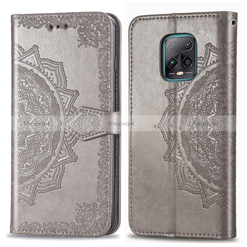 Leather Case Stands Fashionable Pattern Flip Cover Holder for Xiaomi Redmi 10X 5G