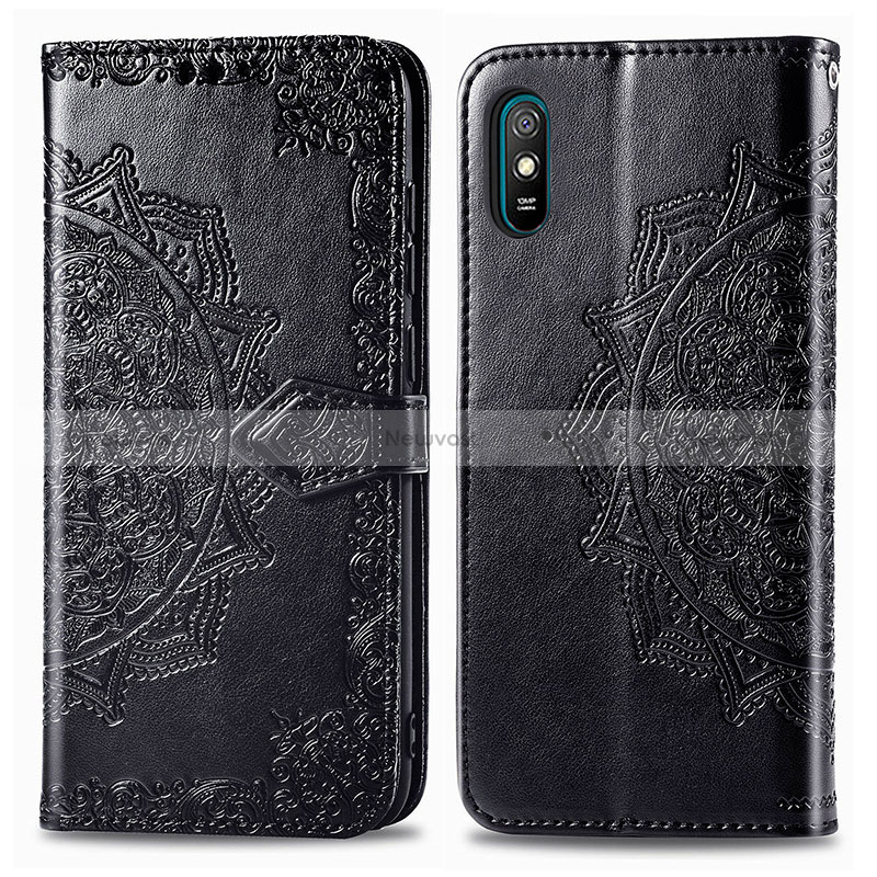 Leather Case Stands Fashionable Pattern Flip Cover Holder for Xiaomi Redmi 9AT