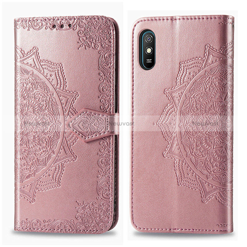 Leather Case Stands Fashionable Pattern Flip Cover Holder for Xiaomi Redmi 9AT