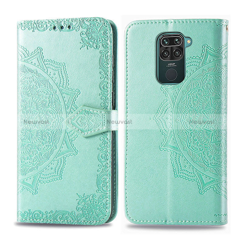 Leather Case Stands Fashionable Pattern Flip Cover Holder for Xiaomi Redmi Note 9