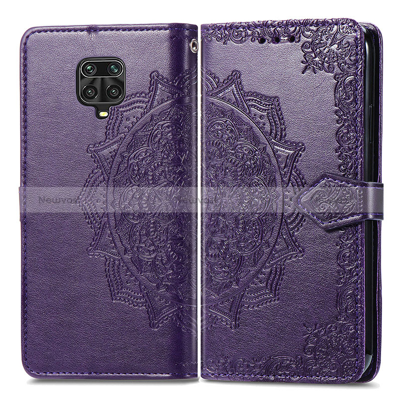 Leather Case Stands Fashionable Pattern Flip Cover Holder for Xiaomi Redmi Note 9 Pro