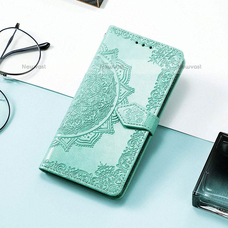 Leather Case Stands Fashionable Pattern Flip Cover Holder S01D for Samsung Galaxy XCover 6 Pro 5G