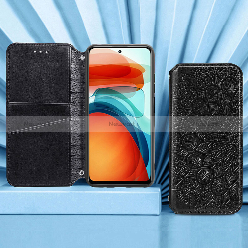 Leather Case Stands Fashionable Pattern Flip Cover Holder S01D for Xiaomi Poco X3 GT 5G