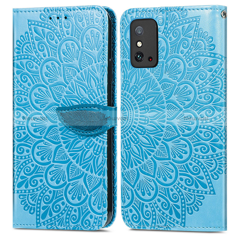 Leather Case Stands Fashionable Pattern Flip Cover Holder S04D for Huawei Honor X10 Max 5G