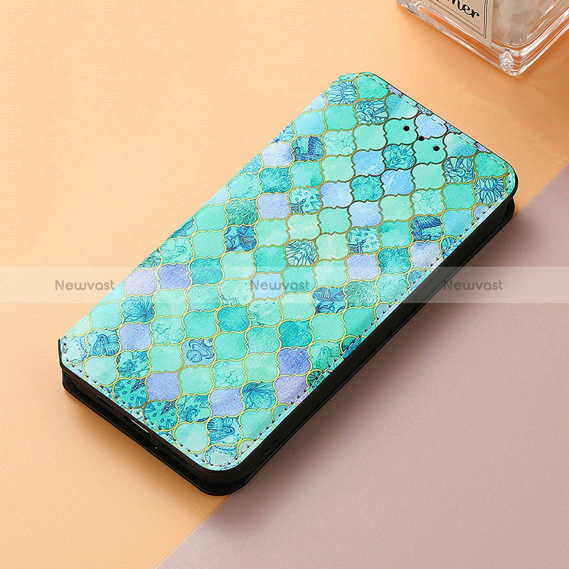 Leather Case Stands Fashionable Pattern Flip Cover Holder S06D for Huawei Honor 9X