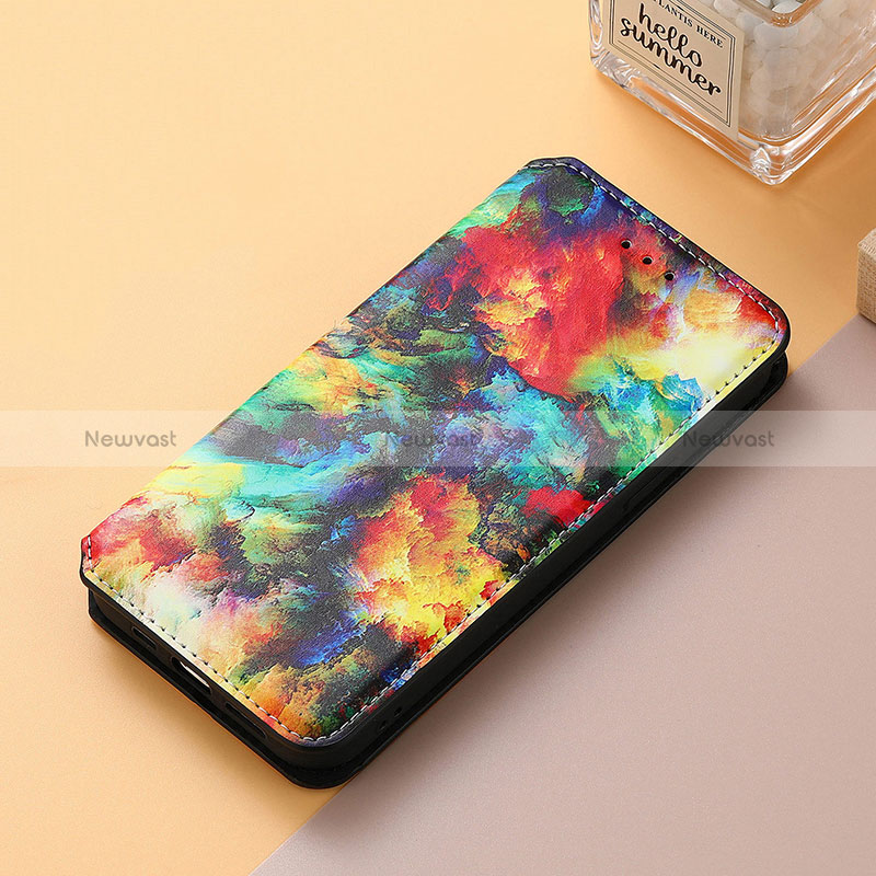 Leather Case Stands Fashionable Pattern Flip Cover Holder S06D for Oppo Find X6 Pro 5G Mixed