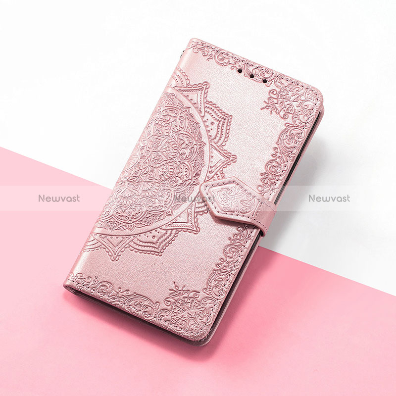 Leather Case Stands Fashionable Pattern Flip Cover Holder S07D for Google Pixel 4 XL