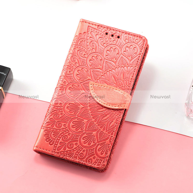 Leather Case Stands Fashionable Pattern Flip Cover Holder S08D for Huawei Honor X10 Max 5G