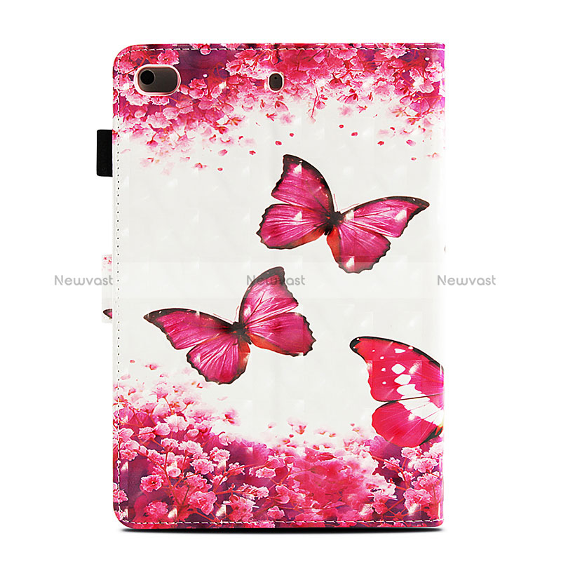 Leather Case Stands Fashionable Pattern Flip Cover Holder Y01B for Apple iPad Mini 4