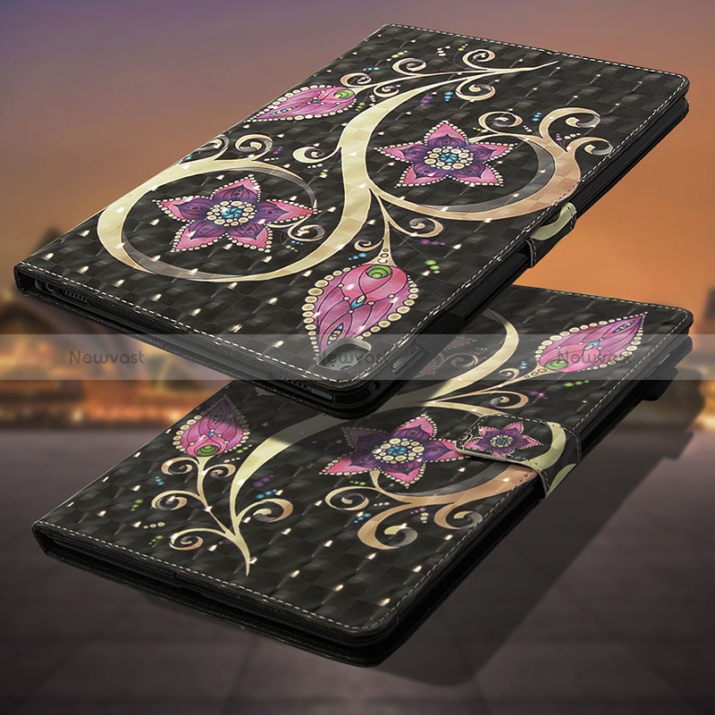 Leather Case Stands Fashionable Pattern Flip Cover Holder Y01B for Apple iPad Pro 9.7