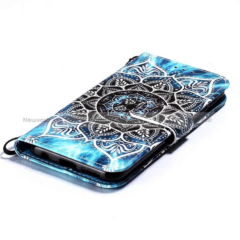 Leather Case Stands Fashionable Pattern Flip Cover Holder Y01B for Samsung Galaxy A20e