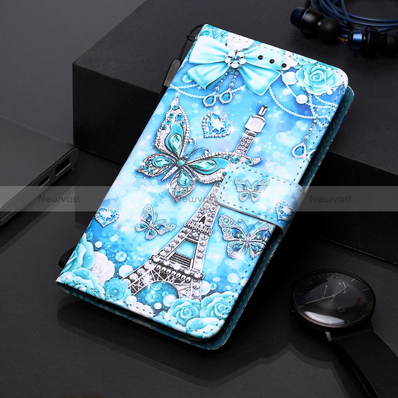 Leather Case Stands Fashionable Pattern Flip Cover Holder Y01B for Samsung Galaxy A20e