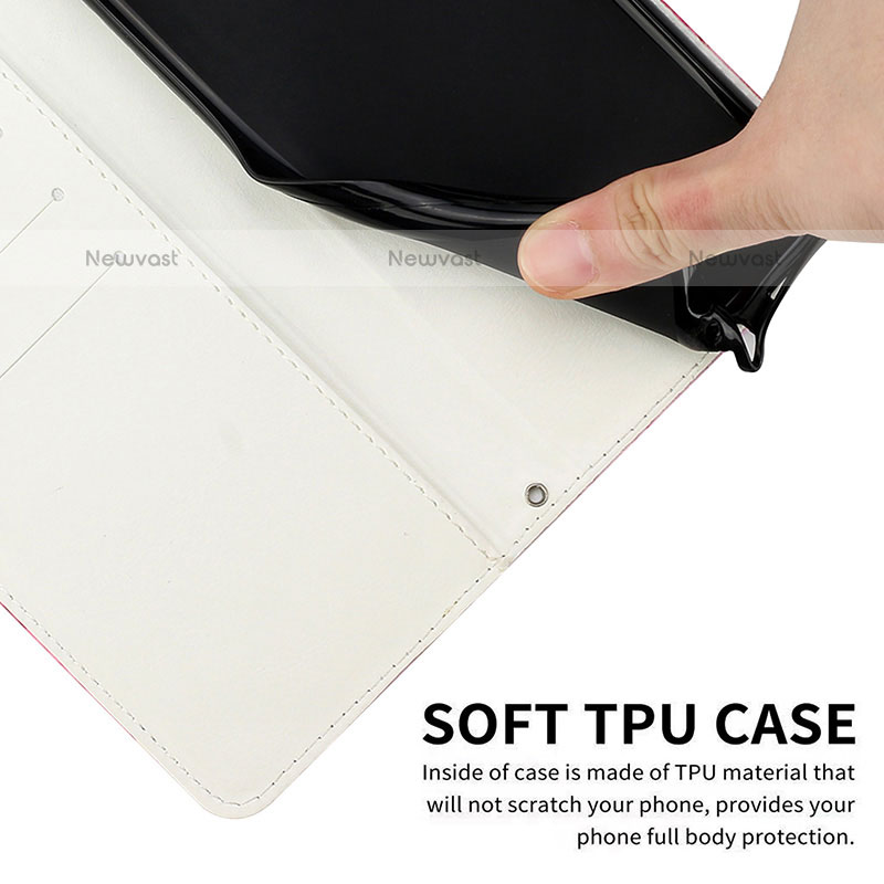 Leather Case Stands Fashionable Pattern Flip Cover Holder Y01X for OnePlus Nord N20 5G