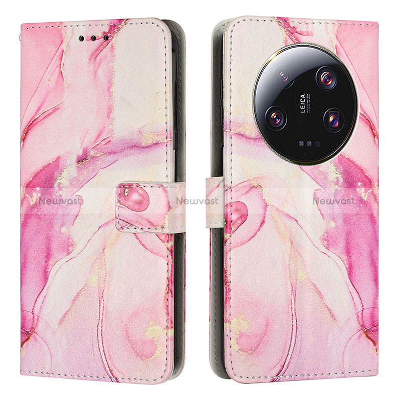 Leather Case Stands Fashionable Pattern Flip Cover Holder Y01X for Xiaomi Mi 13 Ultra 5G