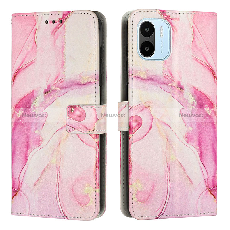 Leather Case Stands Fashionable Pattern Flip Cover Holder Y01X for Xiaomi Redmi A2