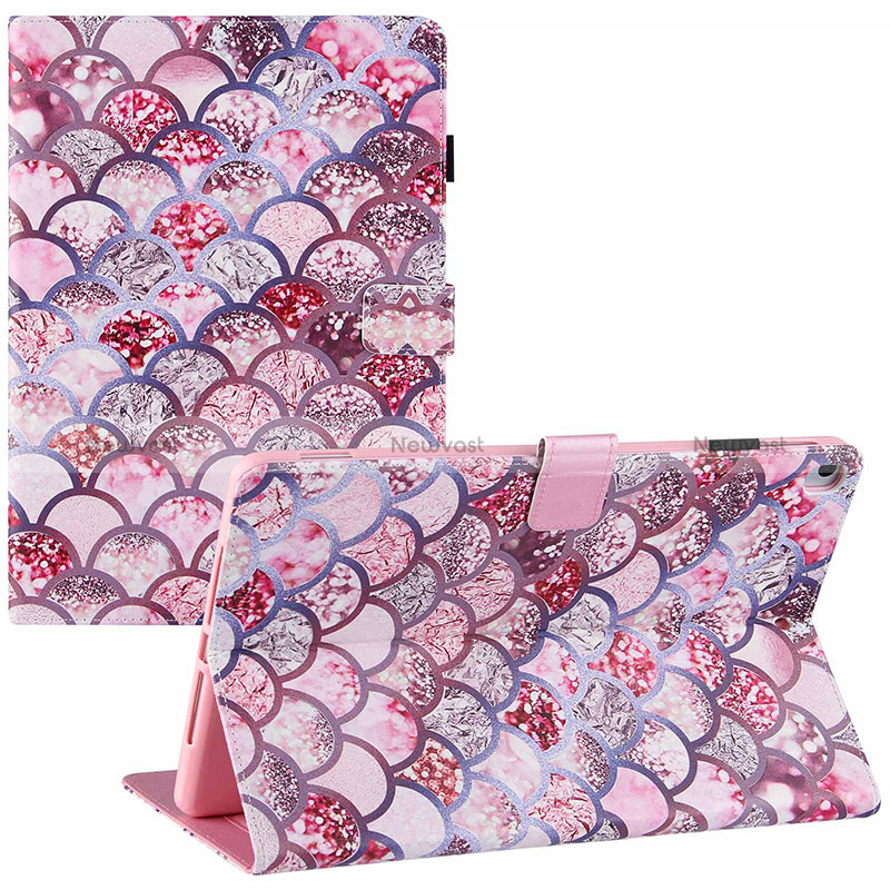 Leather Case Stands Fashionable Pattern Flip Cover Holder Y02B for Apple iPad 10.2 (2020)
