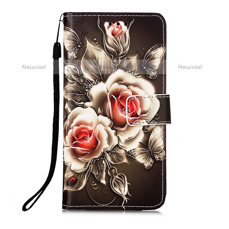 Leather Case Stands Fashionable Pattern Flip Cover Holder Y02B for Samsung Galaxy A42 5G