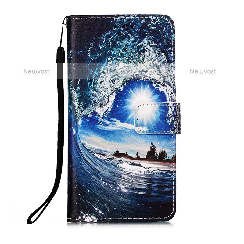 Leather Case Stands Fashionable Pattern Flip Cover Holder Y02B for Samsung Galaxy Note 20 5G
