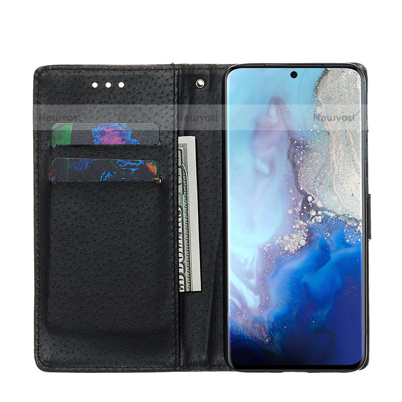 Leather Case Stands Fashionable Pattern Flip Cover Holder Y02B for Samsung Galaxy S20