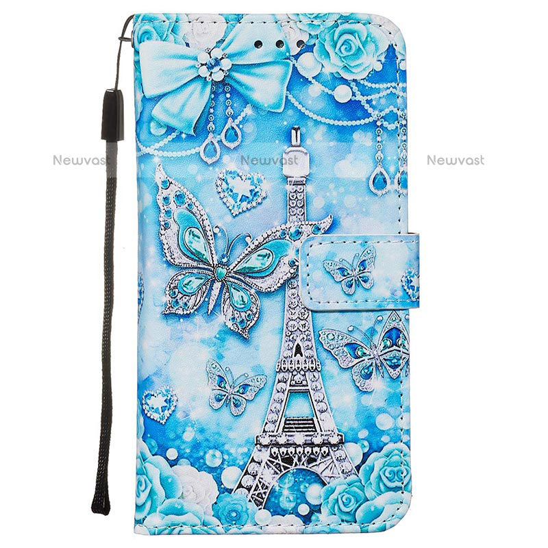 Leather Case Stands Fashionable Pattern Flip Cover Holder Y02B for Samsung Galaxy S20 5G