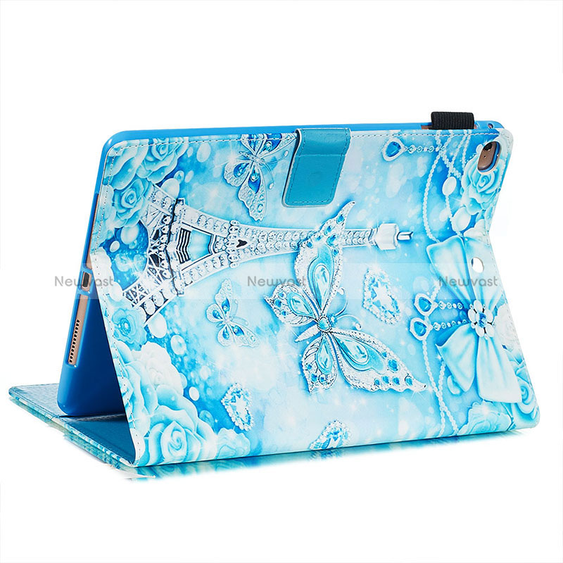 Leather Case Stands Fashionable Pattern Flip Cover Holder Y03B for Apple iPad Air