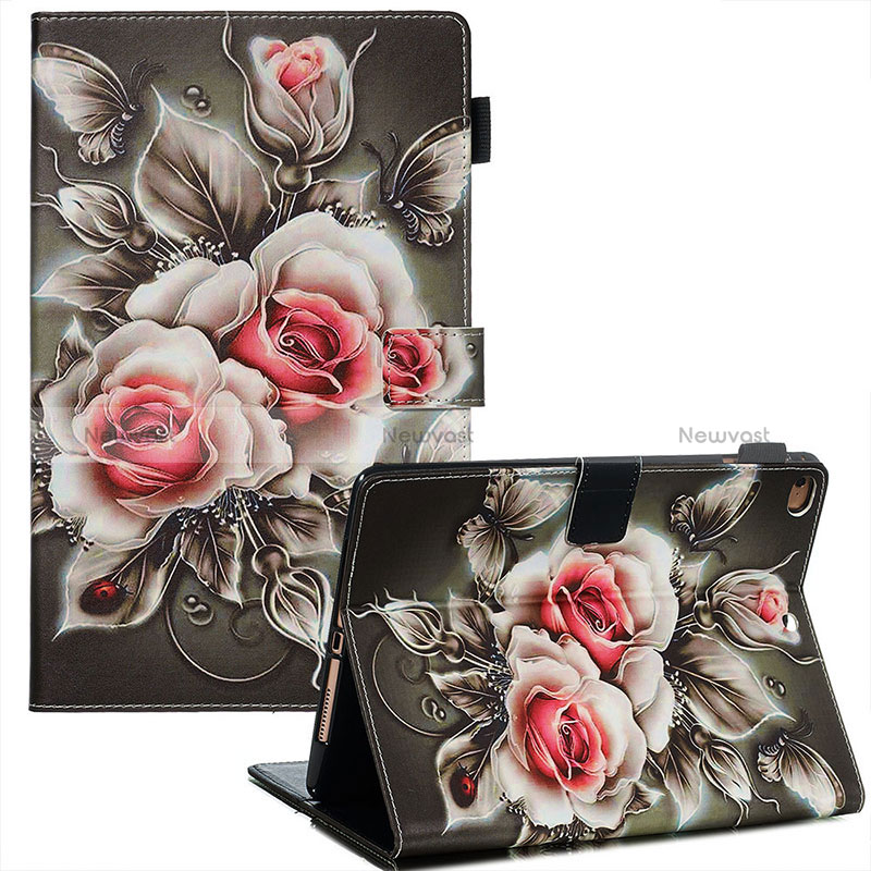 Leather Case Stands Fashionable Pattern Flip Cover Holder Y03B for Apple iPad Air 2
