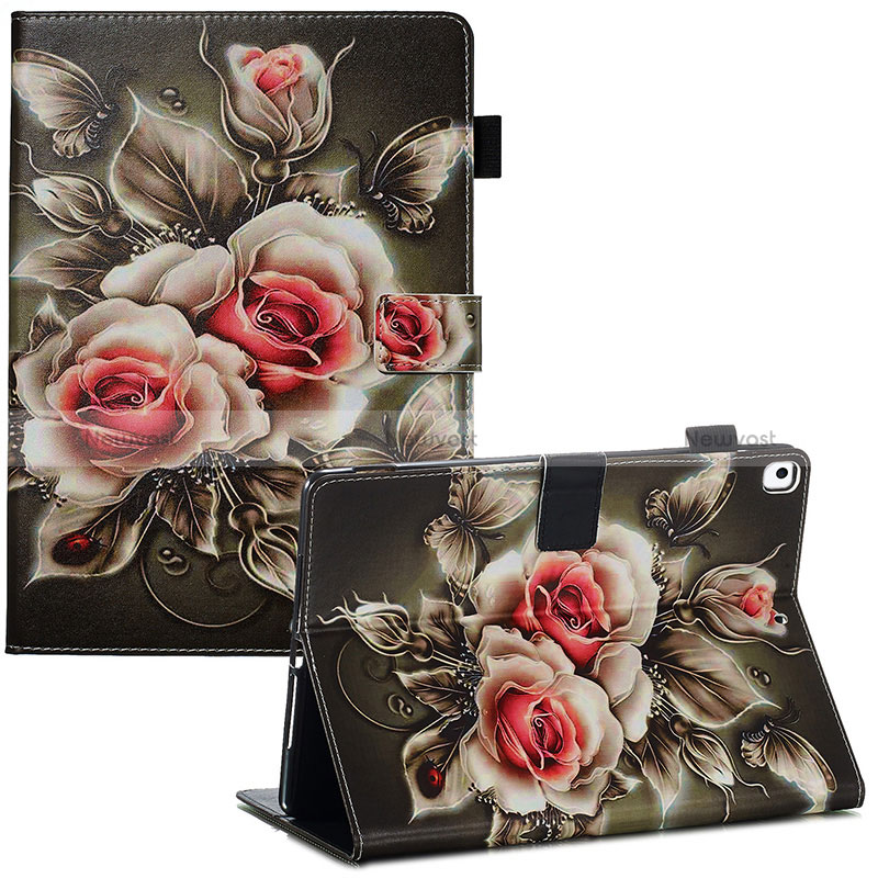 Leather Case Stands Fashionable Pattern Flip Cover Holder Y03B for Apple iPad Air 3