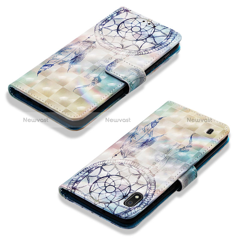 Leather Case Stands Fashionable Pattern Flip Cover Holder Y03B for Samsung Galaxy A10