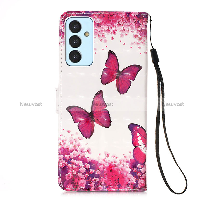 Leather Case Stands Fashionable Pattern Flip Cover Holder Y03B for Samsung Galaxy A15 4G