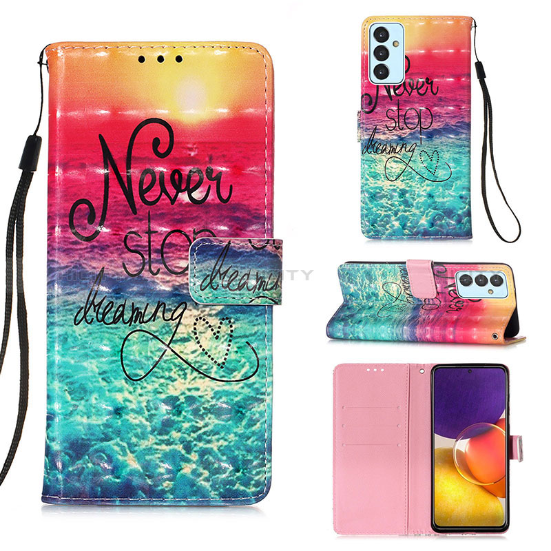 Leather Case Stands Fashionable Pattern Flip Cover Holder Y03B for Samsung Galaxy A25 5G