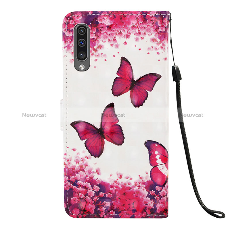 Leather Case Stands Fashionable Pattern Flip Cover Holder Y03B for Samsung Galaxy A30S