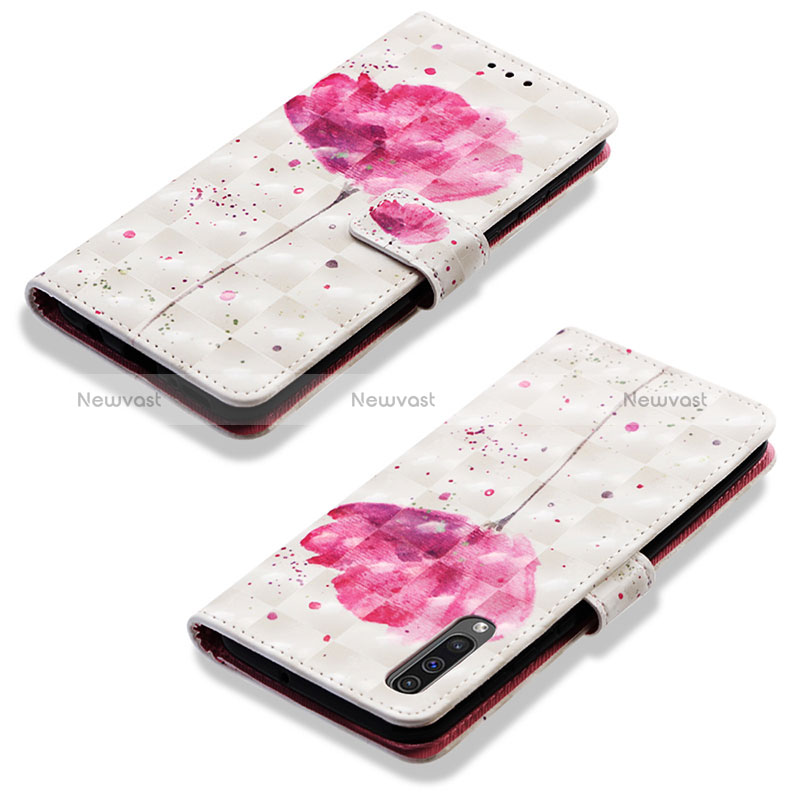 Leather Case Stands Fashionable Pattern Flip Cover Holder Y03B for Samsung Galaxy A50