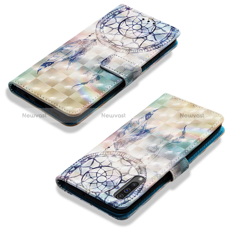 Leather Case Stands Fashionable Pattern Flip Cover Holder Y03B for Samsung Galaxy A50S