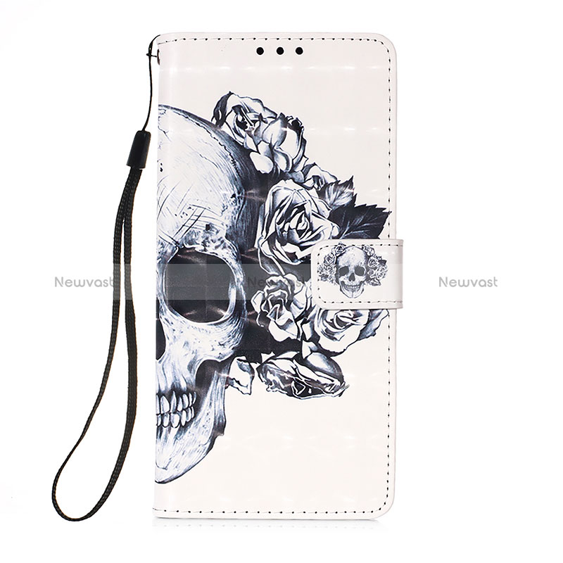 Leather Case Stands Fashionable Pattern Flip Cover Holder Y03B for Xiaomi Poco M5S