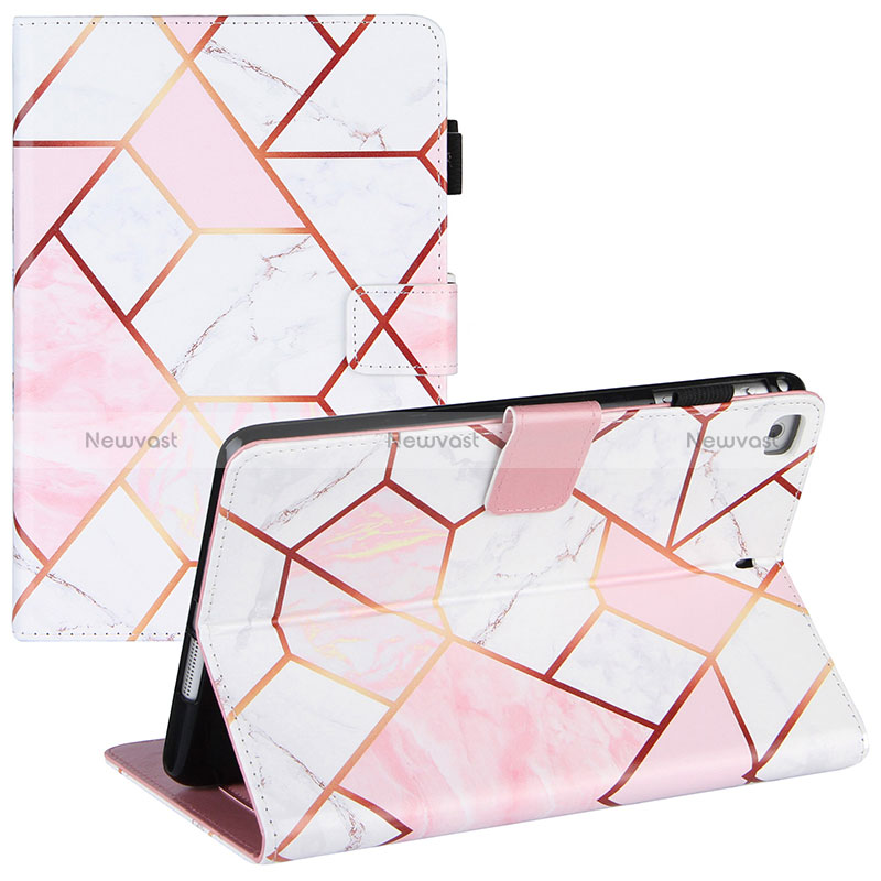 Leather Case Stands Fashionable Pattern Flip Cover Holder Y04B for Apple iPad Mini 4