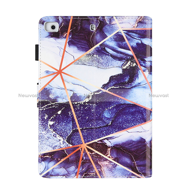 Leather Case Stands Fashionable Pattern Flip Cover Holder Y04B for Apple iPad Mini 4