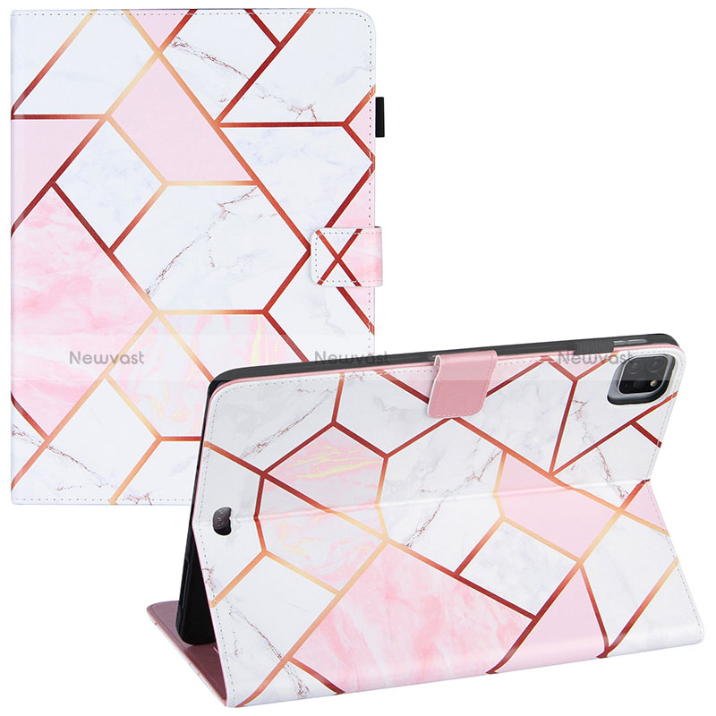 Leather Case Stands Fashionable Pattern Flip Cover Holder Y04B for Apple iPad Pro 11 (2020)