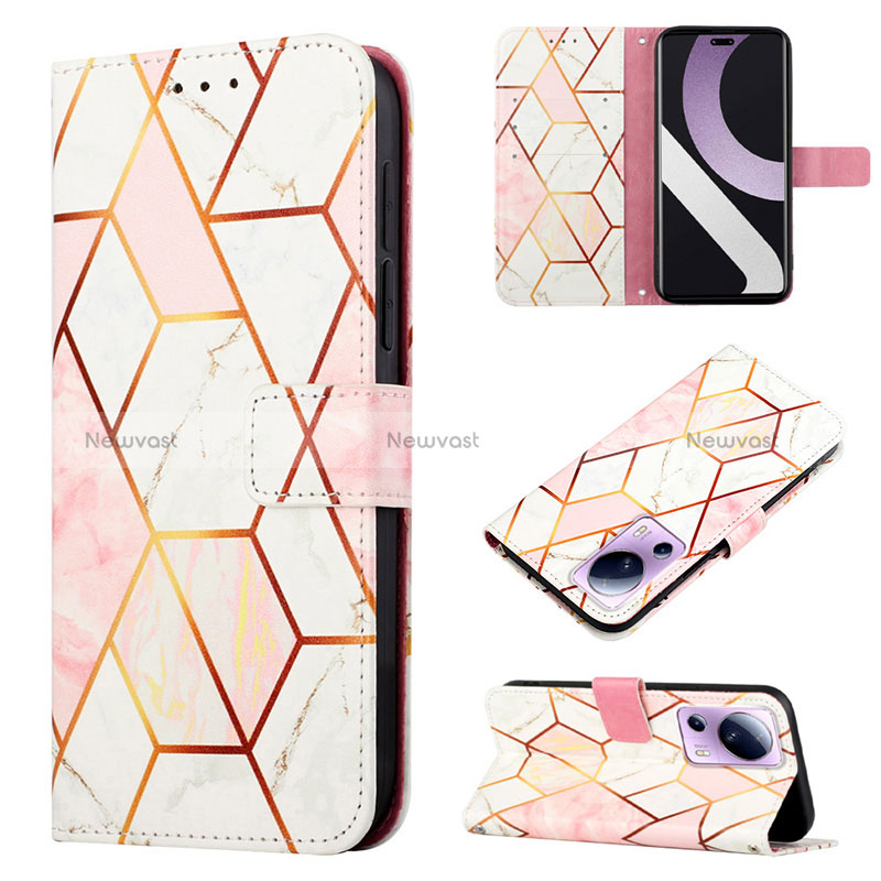 Leather Case Stands Fashionable Pattern Flip Cover Holder Y04B for Xiaomi Mi 12 Lite NE 5G