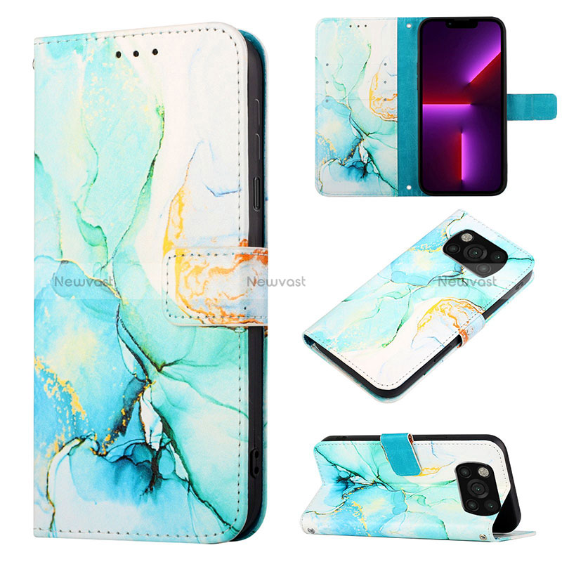 Leather Case Stands Fashionable Pattern Flip Cover Holder Y04B for Xiaomi Poco X3