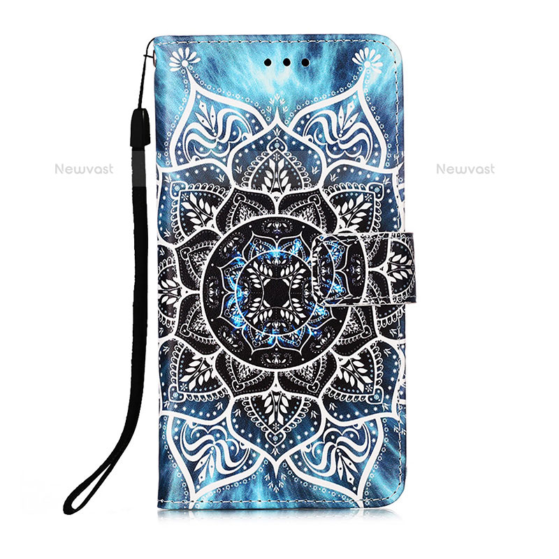 Leather Case Stands Fashionable Pattern Flip Cover Holder Y05B for Samsung Galaxy S21 Ultra 5G Gray