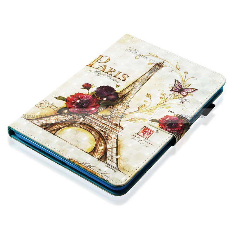 Leather Case Stands Fashionable Pattern Flip Cover Holder Y06B for Apple iPad Mini 4