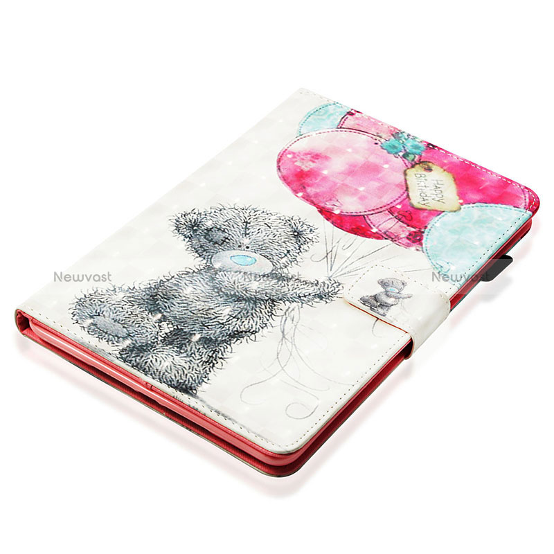 Leather Case Stands Fashionable Pattern Flip Cover Holder Y06B for Apple iPad Mini 4 Gray