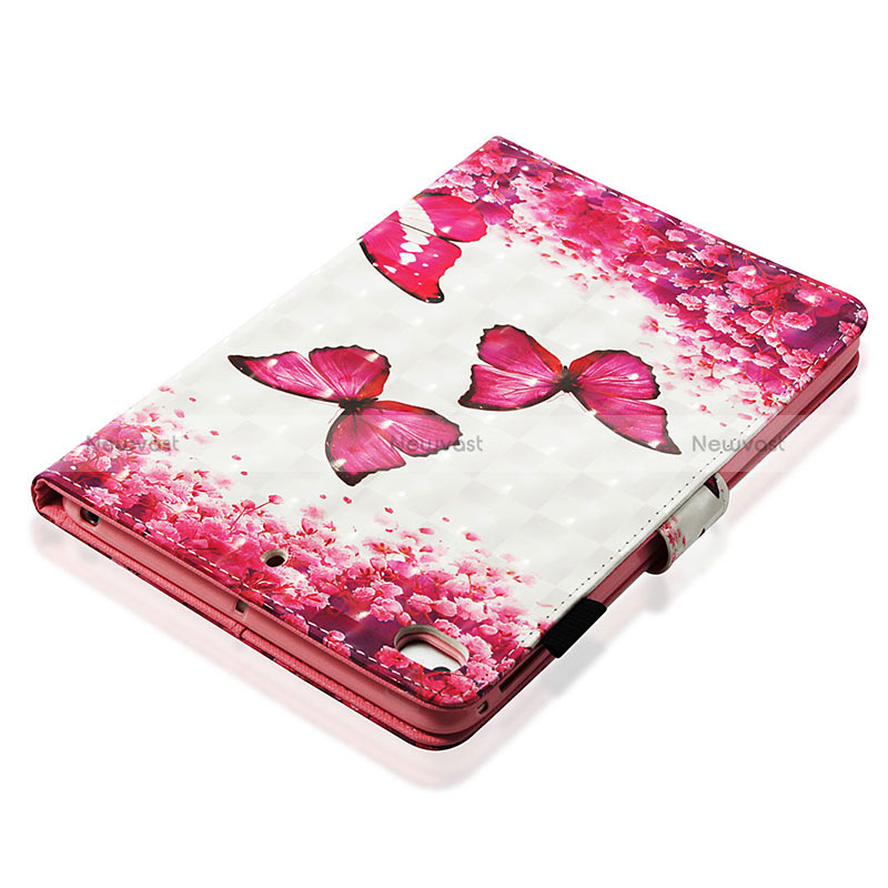 Leather Case Stands Fashionable Pattern Flip Cover Holder Y06B for Apple iPad Mini 5 (2019)