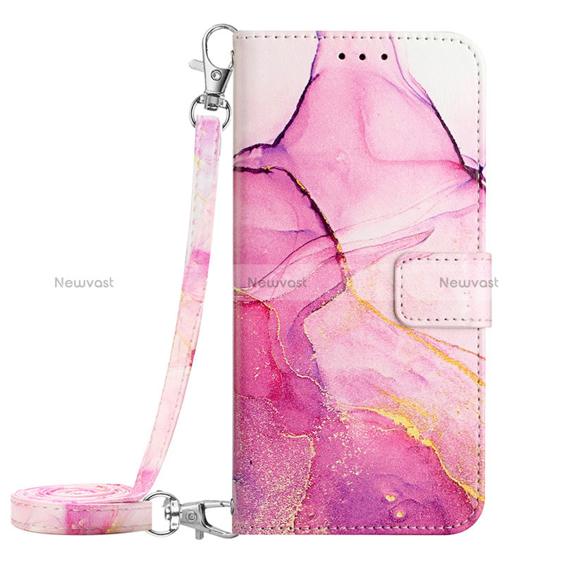 Leather Case Stands Fashionable Pattern Flip Cover Holder YB1 for Nokia C12