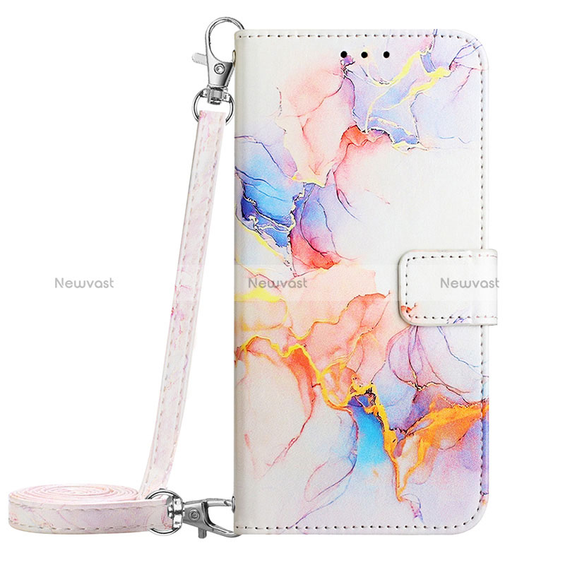 Leather Case Stands Fashionable Pattern Flip Cover Holder YB1 for Oppo Find X6 5G