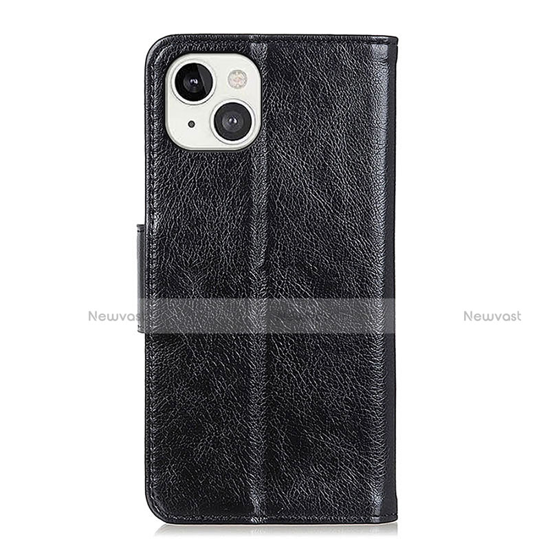 Leather Case Stands Flip Cover A02 Holder for Apple iPhone 13