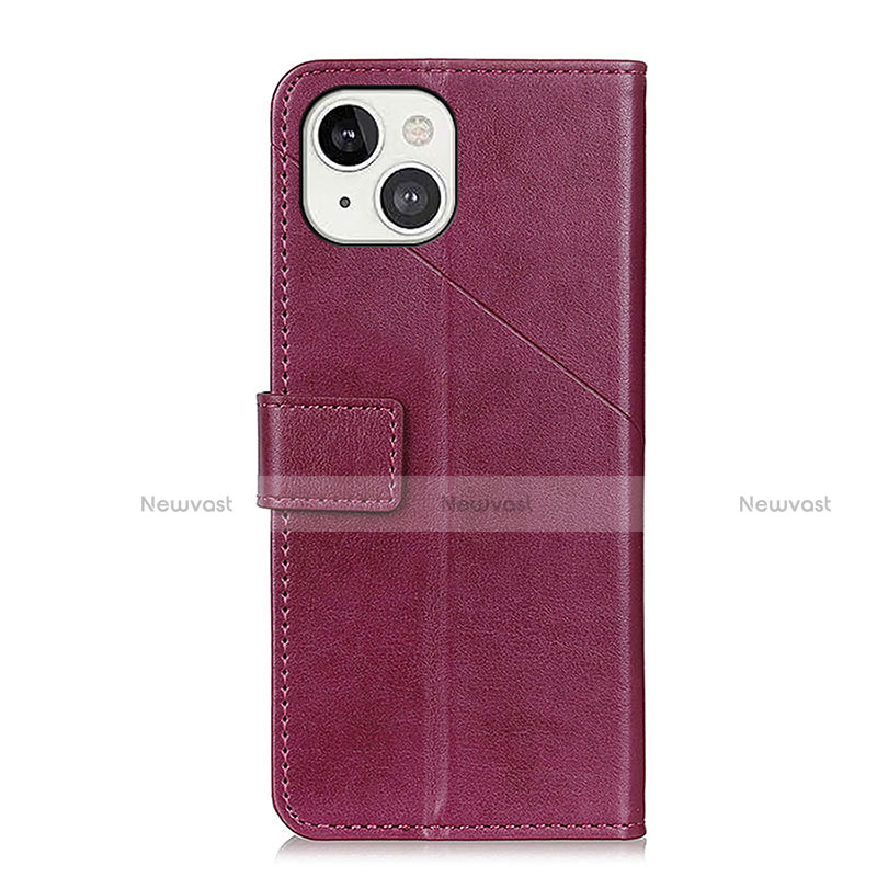 Leather Case Stands Flip Cover A09 Holder for Apple iPhone 14 Plus